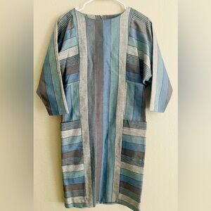 Vintage stripped dress with pockets